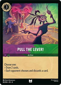 Pull the Lever! - Reign of Jafar (8) #80/204 - Uncommon Disney Lorcana Trading Card