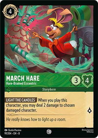 March Hare - Hare-Brained Eccentric - Reign of Jafar (8) #91/204 - Common Disney Lorcana Trading Card