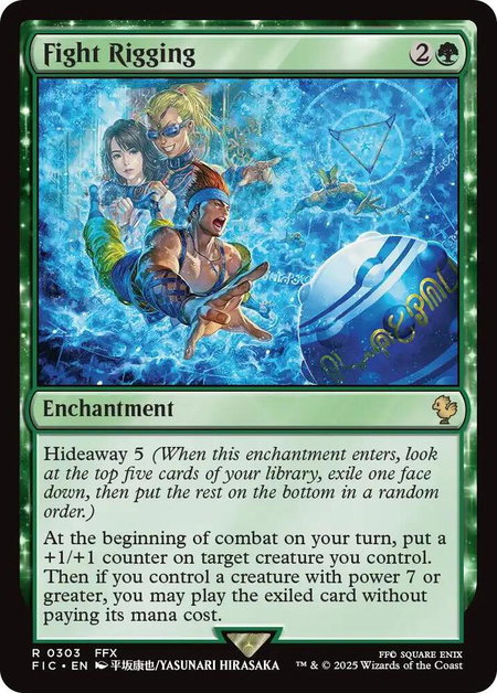 Fight Rigging - Commander: FINAL FANTASY Magic: The Gathering trading card