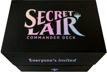 Secret Lair Commander Deck: Everyone’s Invited! - Double Rainbow Foil Edition trading card from Secret Lair Drop Series Secret Lair Commander Deck: Everyone’s Invited! - Double Rainbow Foil Edition - Secret Lair Drop Series Magic: The Gathering trading card