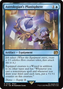 Astrologian's Planisphere - FINAL FANTASY (FIN) #46 - Rare Magic: The Gathering Trading Card