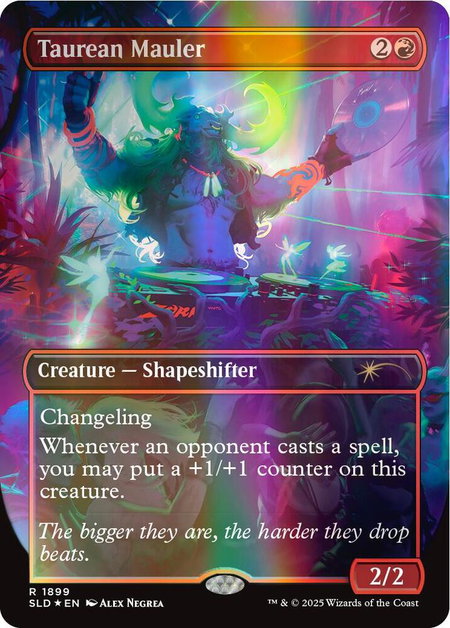 Taurean Mauler (Double Rainbow Foil) - Secret Lair Drop Series Magic: The Gathering trading card