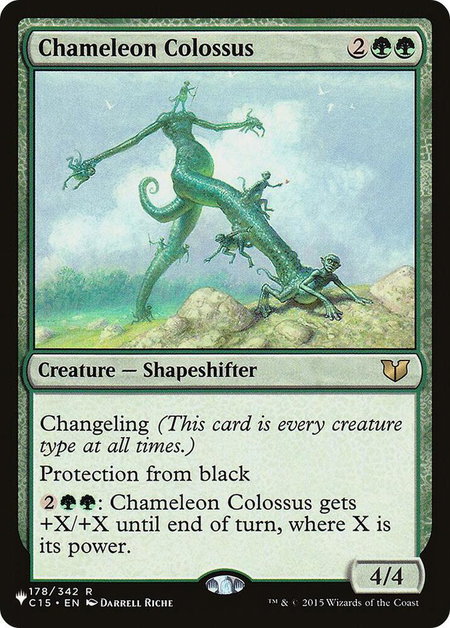 Chameleon Colossus - The List Reprints Magic: The Gathering trading card