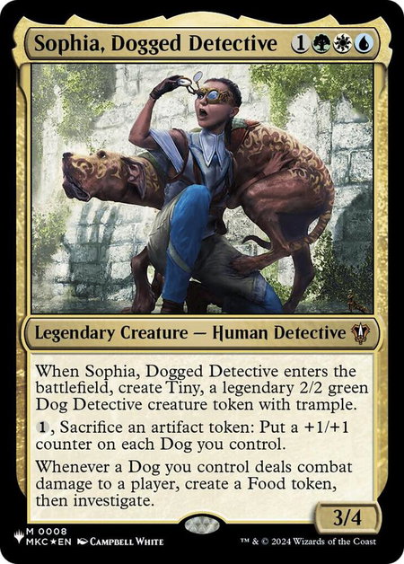 Sophia, Dogged Detective - The List Reprints Magic: The Gathering trading card
