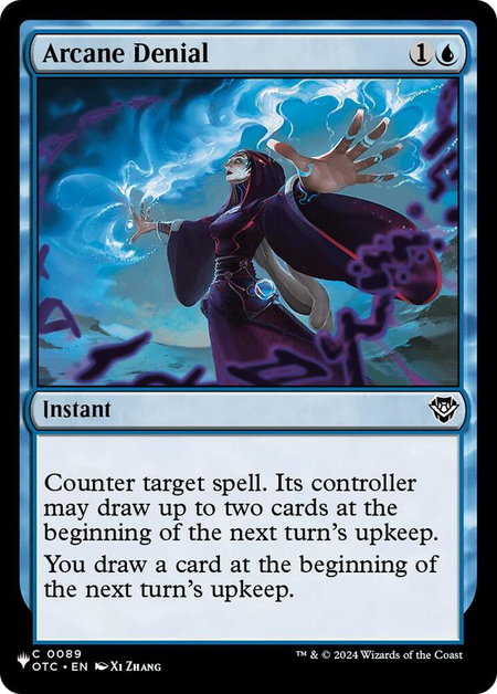 Arcane Denial (OTC) - The List Reprints Magic: The Gathering trading card