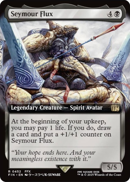Seymour Flux (Extended Art) - FINAL FANTASY Magic: The Gathering trading card