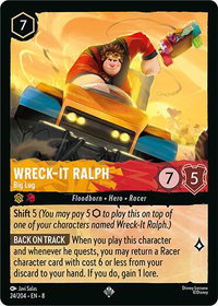 Wreck-It Ralph - Big Lug - Reign of Jafar (8) #24/204 - Super Rare Disney Lorcana Trading Card