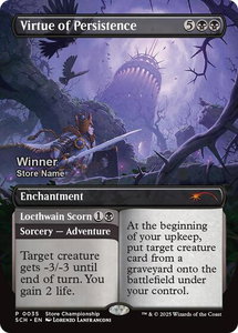 Virtue of Persistence (Winner) - Game Day & Store Championship Promos (GAME) #35 - Promo Magic: The Gathering Trading Card