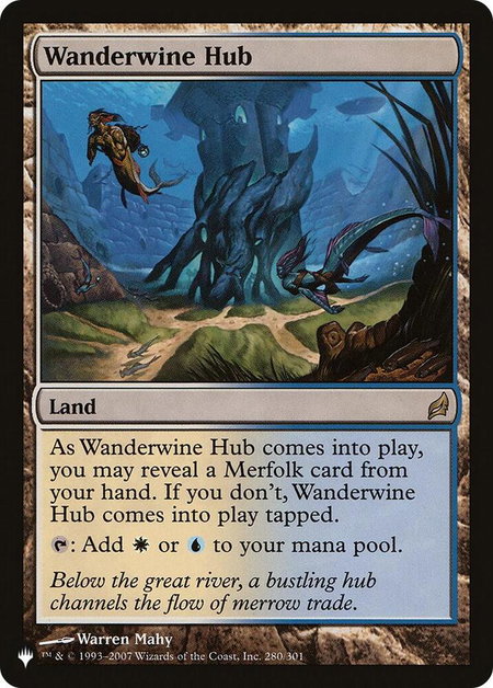 Wanderwine Hub - The List Reprints Magic: The Gathering trading card