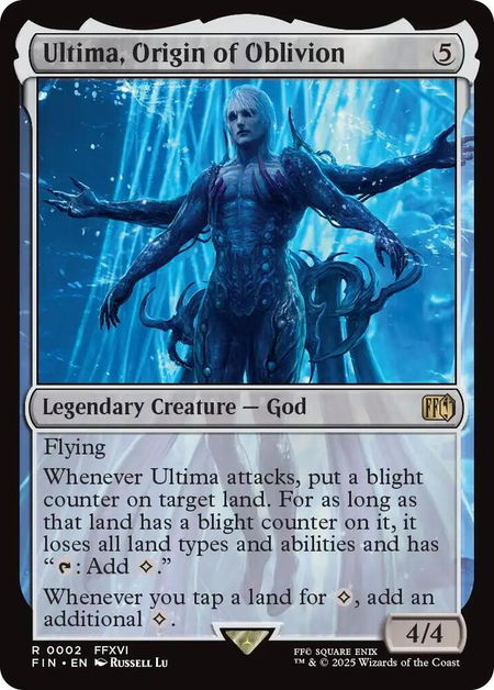 Ultima, Origin of Oblivion trading card from FINAL FANTASY Ultima, Origin of Oblivion - FINAL FANTASY Magic: The Gathering trading card