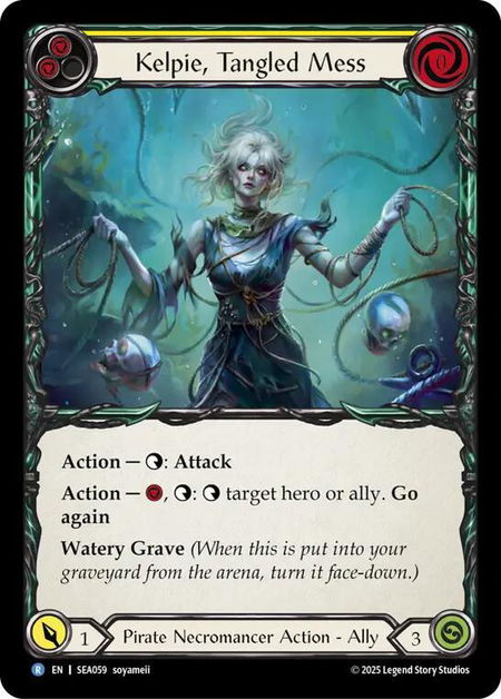 Kelpie, Tangled Mess - High Seas Flesh and Blood trading card