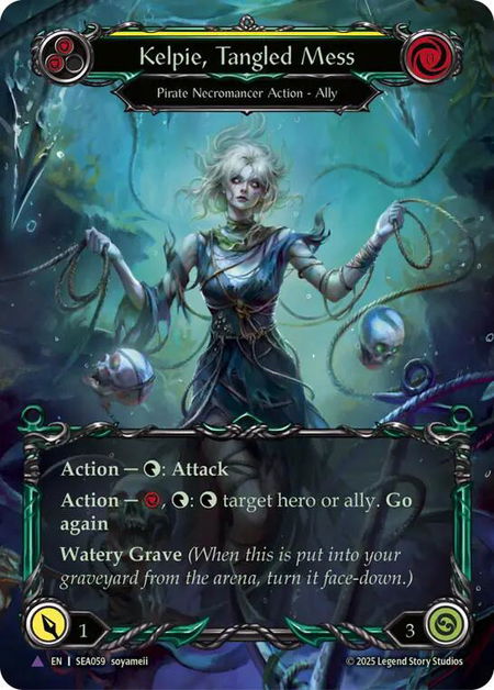 Kelpie, Tangled Mess (Marvel) - High Seas Flesh and Blood trading card