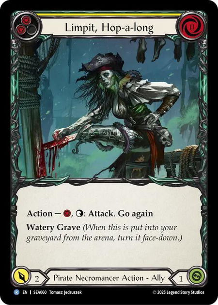 Limpit, Hop-a-long - High Seas Flesh and Blood trading card