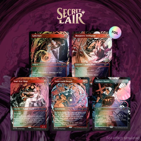 Secret Lair Drop: vroooOOOMMMMMM! - Rainbow Foil Edition trading card from Secret Lair Drop Series Secret Lair Drop: vroooOOOMMMMMM! - Rainbow Foil Edition - Secret Lair Drop Series Magic: The Gathering trading card
