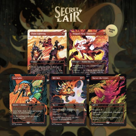 Secret Lair Drop: EVERYTHING IS ON FIRE - Raised Foil Edition trading card from Secret Lair Drop Series Secret Lair Drop: EVERYTHING IS ON FIRE - Raised Foil Edition - Secret Lair Drop Series Magic: The Gathering trading card