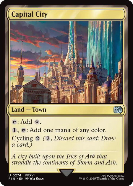 Capital City - FINAL FANTASY Magic: The Gathering trading card