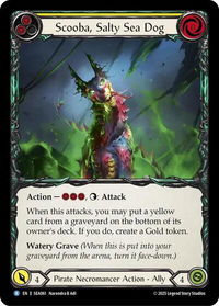 Scooba, Salty Sea Dog - High Seas #SEA061 - Rare Flesh and Blood Trading Card