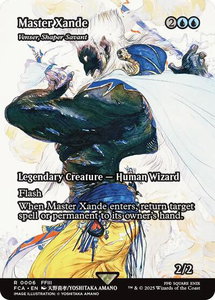 Master Xande - Venser, Shaper Savant (Showcase) - FINAL FANTASY: Through the Ages (FCA) #6 - Rare Magic: The Gathering Trading Card