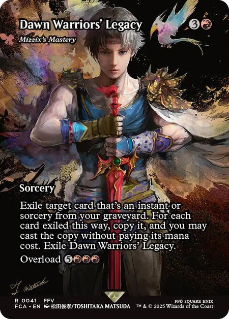 Dawn Warriors' Legacy - Mizzix's Mastery (Showcase) - FINAL FANTASY: Through the Ages Magic: The Gathering trading card