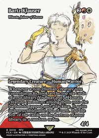 Bartz Klauser - Winota, Joiner of Forces (Showcase) - FINAL FANTASY: Through the Ages (FCA) #19 - Rare Magic: The Gathering Trading Card