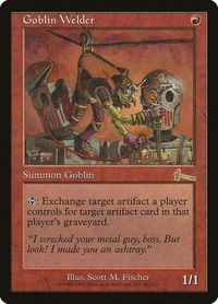Goblin Welder - Urza's Legacy (ULG) #80 - Rare Magic: The Gathering Trading Card