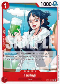Tashigi - A Fist of Divine Speed (OP11) #OP11-007 - Common One Piece Trading Card