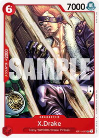 X.Drake - A Fist of Divine Speed (OP11) #OP11-017 - Uncommon One Piece Trading Card