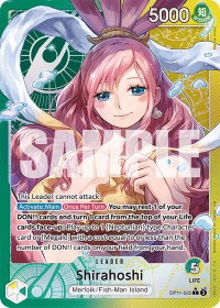 Shirahoshi (022) (Alternate Art) - A Fist of Divine Speed (OP11) #OP11-022 - Leader One Piece Trading Card