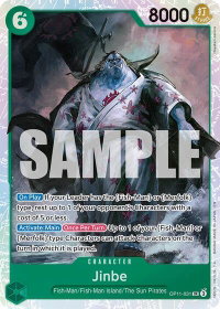 Jinbe (031) - A Fist of Divine Speed (OP11) #OP11-031 - Super Rare One Piece Trading Card