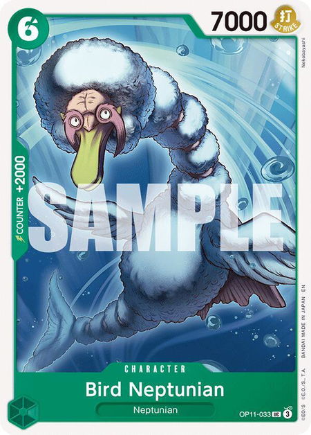 Bird Neptunian - A Fist of Divine Speed One Piece trading card