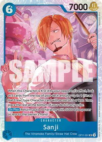 Sanji - A Fist of Divine Speed (OP11) #OP11-051 - Super Rare One Piece Trading Card