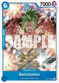 Bartolomeo - A Fist of Divine Speed (OP11) #OP11-055 - Uncommon One Piece Trading Card