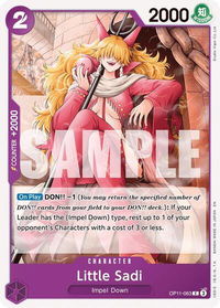 Little Sadi - A Fist of Divine Speed (OP11) #OP11-063 - Common One Piece Trading Card