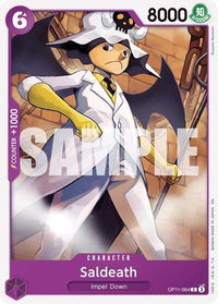 Saldeath - A Fist of Divine Speed (OP11) #OP11-064 - Common One Piece Trading Card