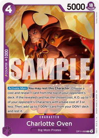 Charlotte Oven - A Fist of Divine Speed (OP11) #OP11-066 - Rare One Piece Trading Card
