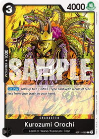 Kurozumi Orochi - A Fist of Divine Speed (OP11) #OP11-085 - Common One Piece Trading Card