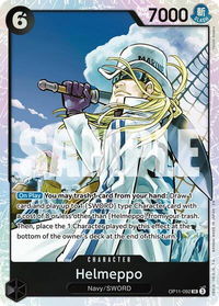 Helmeppo - A Fist of Divine Speed (OP11) #OP11-092 - Super Rare One Piece Trading Card