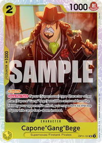 Capone"Gang"Bege (101) - A Fist of Divine Speed (OP11) #OP11-101 - Super Rare One Piece Trading Card