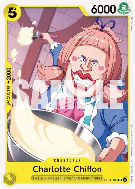 Charlotte Chiffon - A Fist of Divine Speed One Piece trading card