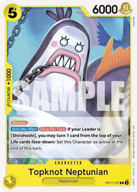 Topknot Neptunian - A Fist of Divine Speed (OP11) #OP11-107 - Common One Piece Trading Card