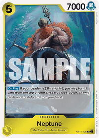 Neptune - A Fist of Divine Speed (OP11) #OP11-108 - Rare One Piece Trading Card