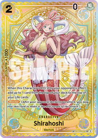 Shirahoshi (SP) - A Fist of Divine Speed (OP11) #EB01-057 - Super Rare One Piece Trading Card