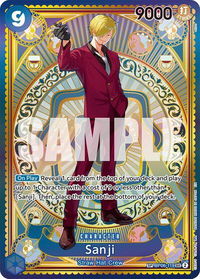 Sanji (SP) - A Fist of Divine Speed (OP11) #OP06-119 - Secret Rare One Piece Trading Card