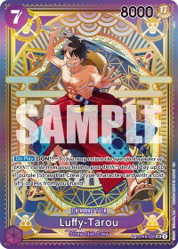 Luffy-Tarou (SP) - A Fist of Divine Speed (OP11) #ST18-005 - Super Rare One Piece Trading Card