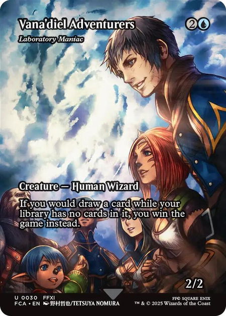 Vana'diel Adventurers - Laboratory Maniac (Showcase) - FINAL FANTASY: Through the Ages Magic: The Gathering trading card