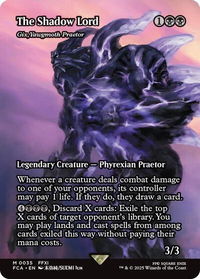 The Shadow Lord - Gix, Yawgmoth Praetor (Showcase) - FINAL FANTASY: Through the Ages (FCA) #35 - Mythic Magic: The Gathering Trading Card