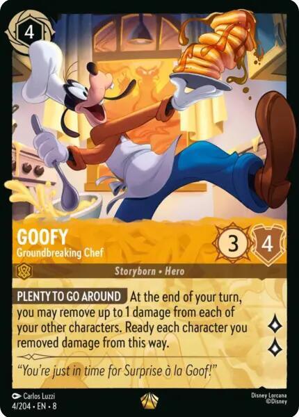 Goofy - Groundbreaking Chef - Reign of Jafar Disney Lorcana trading card
