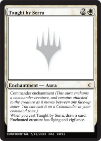 Taught by Serra - Un-Known Event Playtest Cards  #null - Common Magic: The Gathering Trading Card