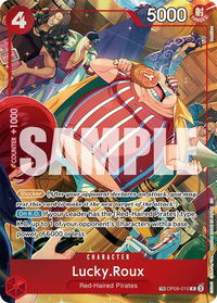 Lucky.Roux (TR) - A Fist of Divine Speed (OP11) #OP09-015 - Treasure Rare One Piece Trading Card