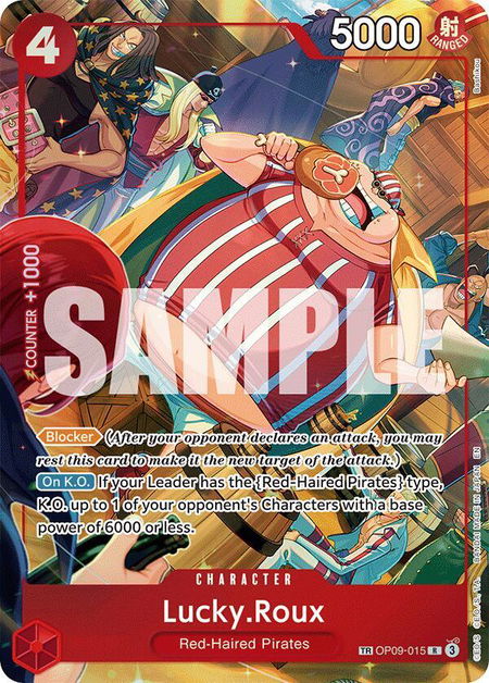 Lucky.Roux (TR) - A Fist of Divine Speed One Piece trading card